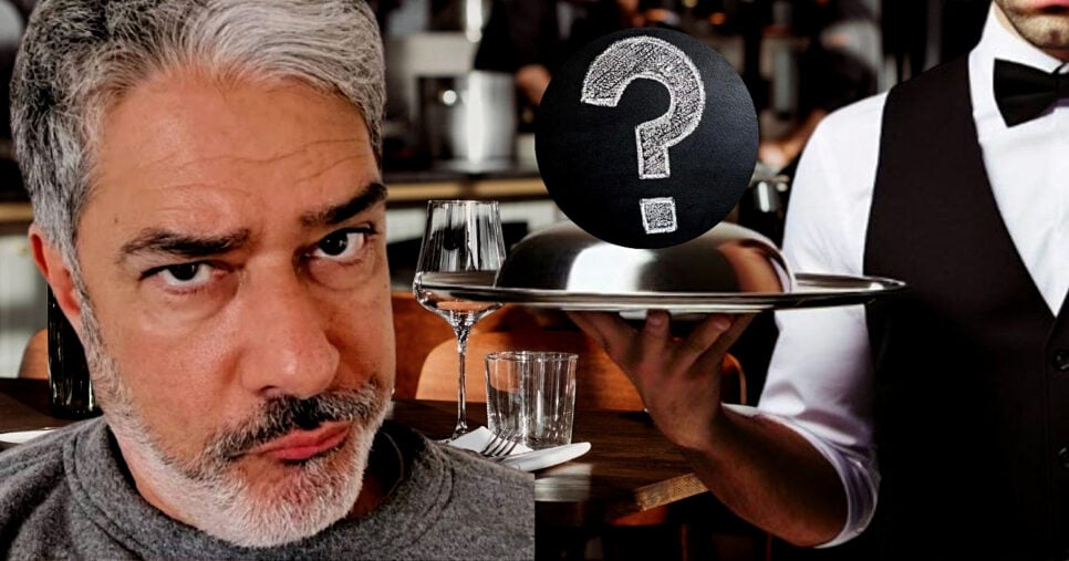 William Bonner toma atitude inesperada em restaurante (Foto Reprodução/Montagem/Tv Foco/Canva/Lennita/Instagram/@williambonner_cf)