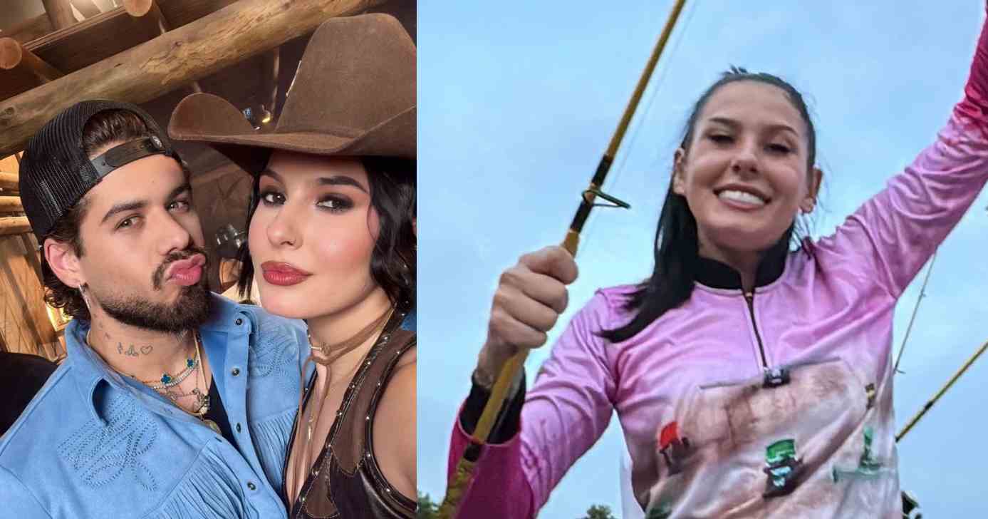 Zé Felipe e Ana Castela (Fotos: Reproduções / Instagram)
