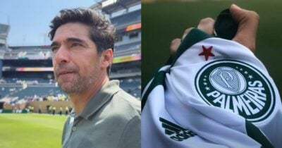 Abel Ferreira se derrete por novo reforço de R$ 63,4M do Palmeiras - Montagem/TV FOCO