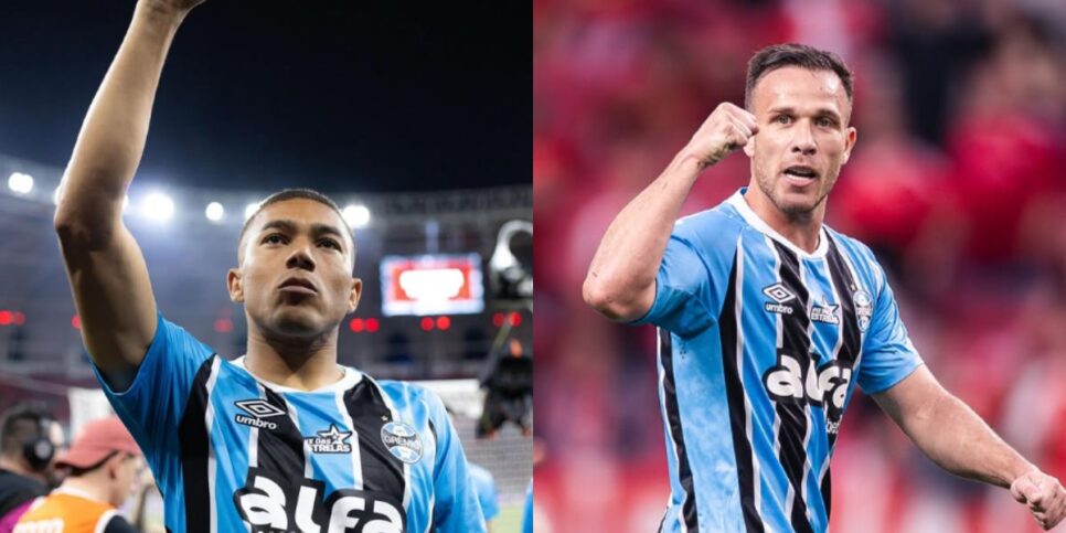 Carlos Vinícius e Arthur Melo desfalcam o Grêmio (Reprodução: Instagram)