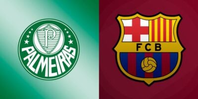 Barcelona prepara PIX por xerifão da zaga do Palmeiras (Reprodução: Montagem TV Foco)