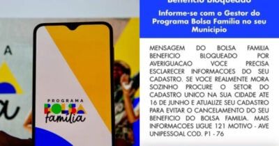 Bolsa Família confirma bloqueio a lista que descumprir essa obrigação (Foto: Divulgação)