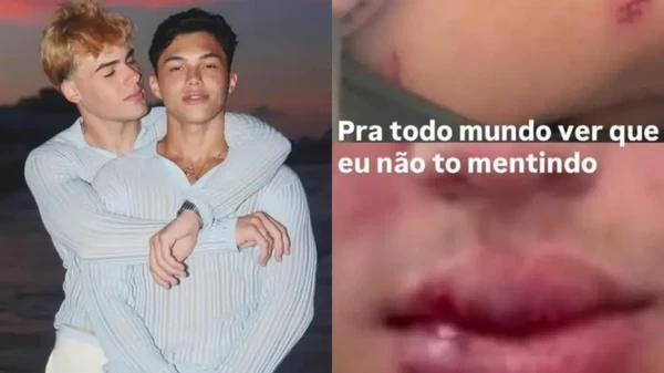 Caio Cerqueira e Luan Alencar terminaram da pior forma (Foto: Reprodução/ Internet)