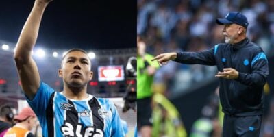 Mano se desespera com Carlos Vinícius fora no Grêmio (Reprodução: Instagram)