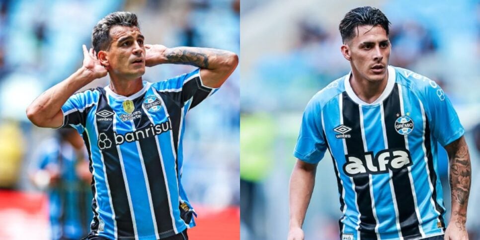 Cristaldo e Pavón devem deixar o Grêmio no final da temporada (Reprodução: Instagram)