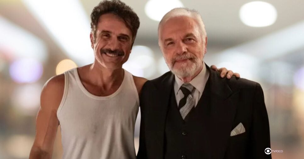 Ernesto e Paixão em Êta Mundo Melhor! (Foto: Reprodução / Globo / Montagem TV Foco)