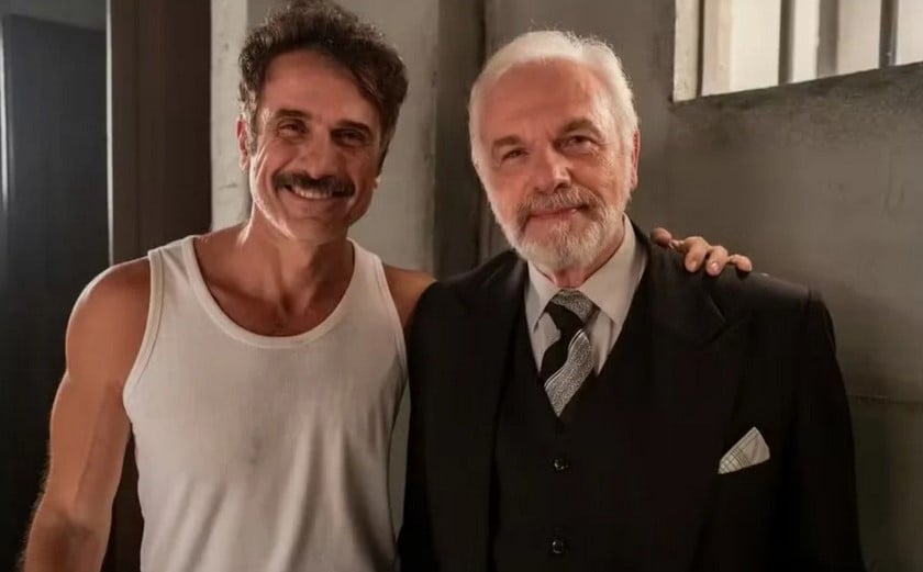 Ernesto e Paixão em Êta Mundo Melhor! (Foto: Reprodução / Globo)

