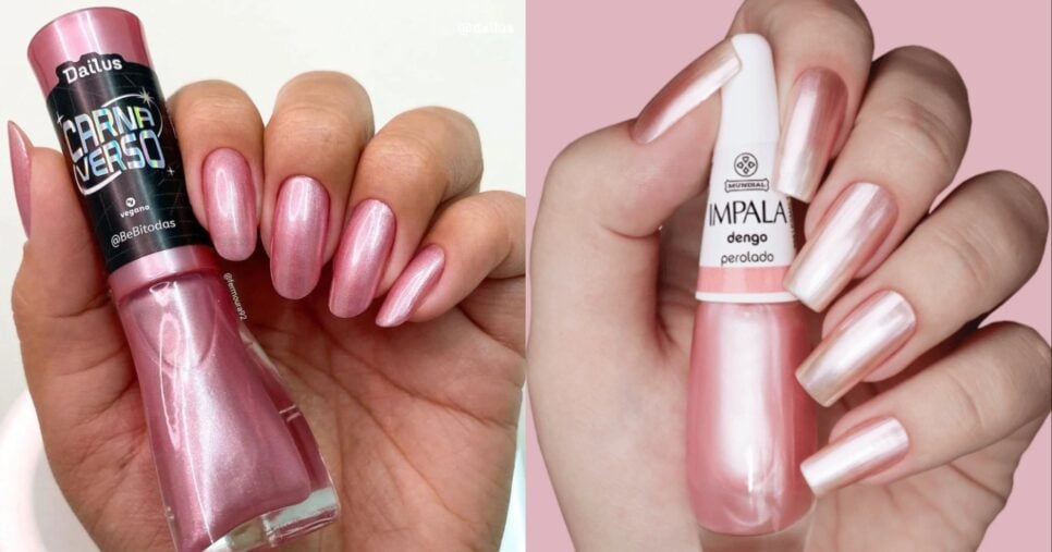 Esmalte rosa perolado (Foto: Reprodução/ Internet) 