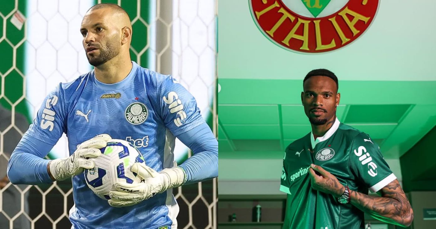 Abel é avisado sobre adeus de Weverton e Carlos Miguel surge como novo nº - Montagem/TV FOCO/Instagram