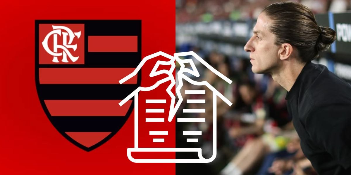 Filipe Luís vê Flamengo rescindir contrato com atacante (Reprodução: Instagram)