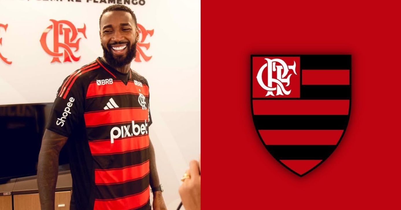 Gerson retorna ao Ninho do Urubu no Flamengo - Montagem/Instagram/TV FOCO
