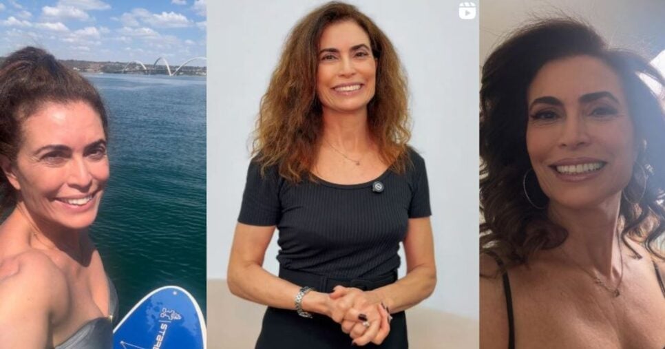 Cliques de Giuliana Morrone (Foto Reprodução/Montagem/TV Foco/Instagram @giulianamorrone)