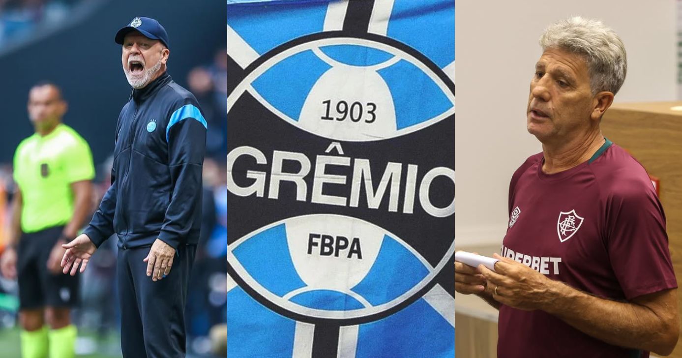 Renato Gaúcho ganha data para assumir o Grêmio - Montagem/TV FOCO