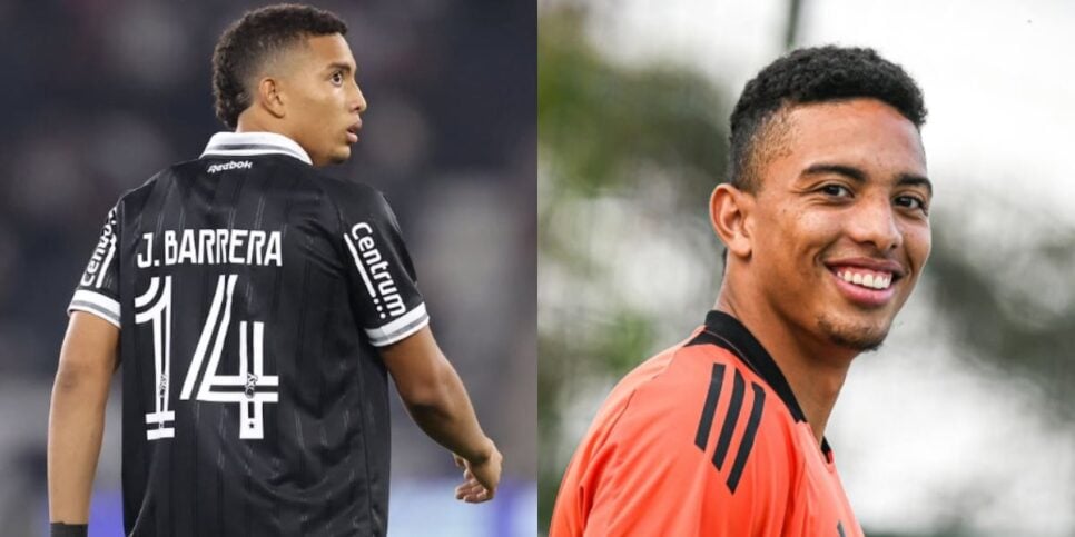 Jordan Barrera jogou por apenas três minutos no Botafogo (Reprodução: Instagram)