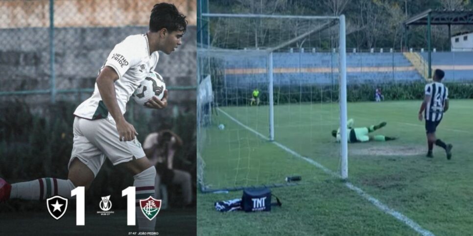 Fluminense empatou em 1x1 com o Botafogo no sub17 (Reprodução: Instagram)