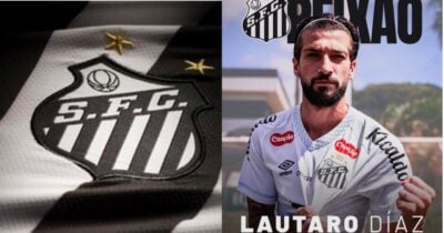 Santos não para em Lautaro Diaz e garante +1 reforço - Montagem/TV FOCO