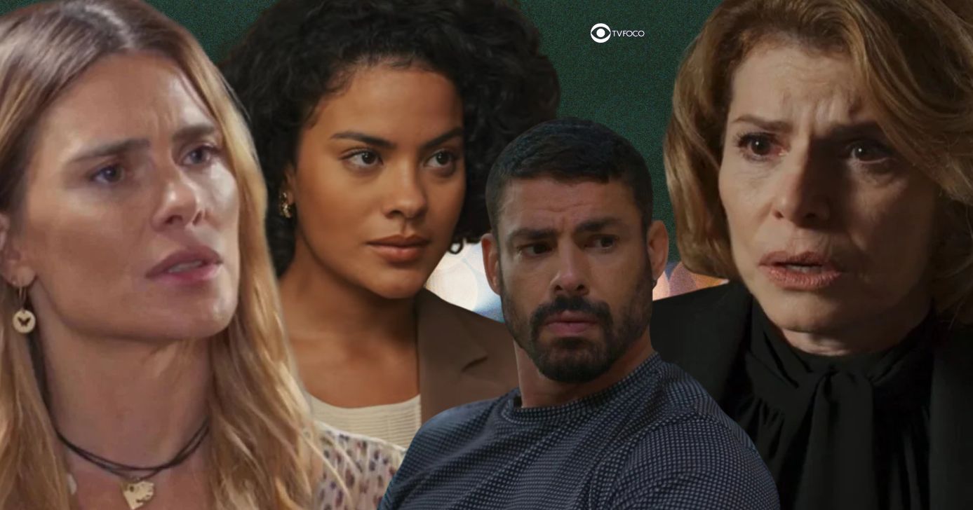 Leila, Fátima, César e Odete em Vale Tudo (Foto: Reprodução / Globo / Montagem TV Foco)