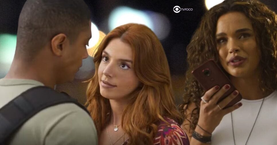 Marlon, Kami e Bárbara em Dona de Mim (Foto: Reprodução / Globo / Montagem TV Foco)
