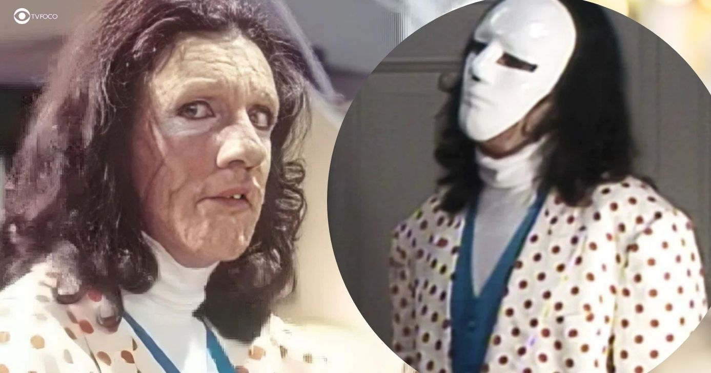 Mascarado em A Viagem (Foto: Reprodução / Globo / Montagem TV Foco)