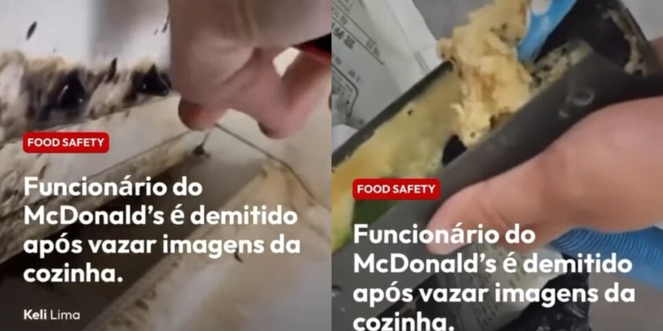 Vídeo que viralizou do McDonald's de Lousiana (Reprodução: Instagram)