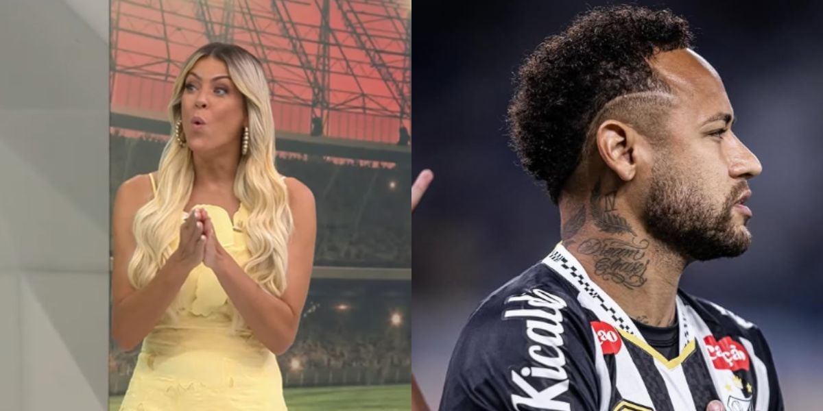 Renata Fan comunica sobre a chance de Neymar sair do Santos (Reprodução: Band / Instagram)