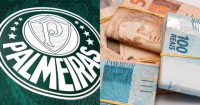 Palmeiras despeja carreta de dinheiro em pacotão de reforços - Montagem/TV FOCO