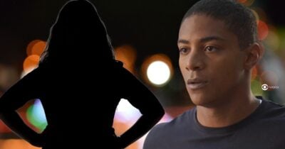 Ilustração de personagem e Marlon em Dona de Mim (Foto: Reprodução / Globo / Montagem TV Foco)