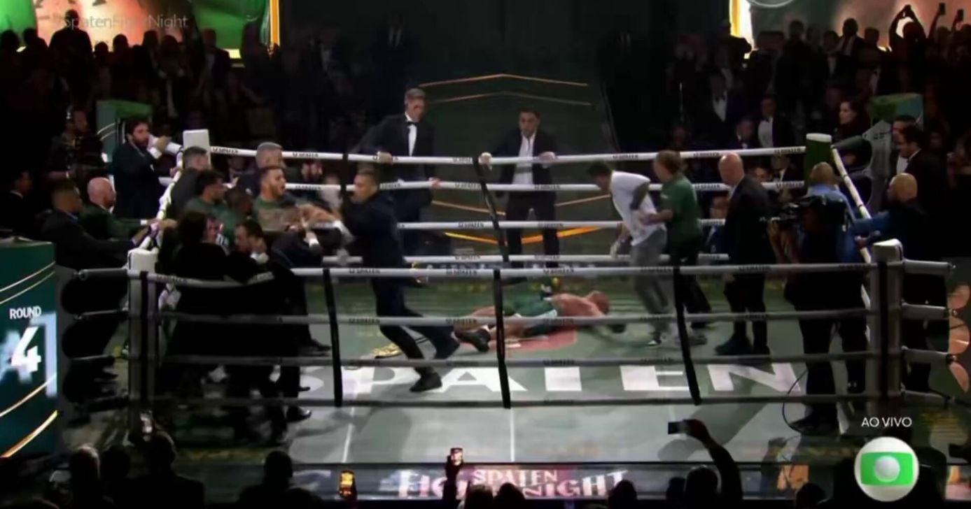 Popó Freitas e Wanderlei Silva brigaram feio (Foto: Reprodução/ Internet)