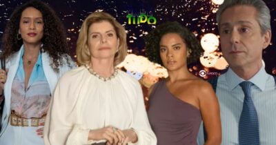 Raquel, Odete, Fátima e Marco Aurélio são protagonistas de Vale Tudo (Foto: Reprodução / Globo / Montagem TV Foco)