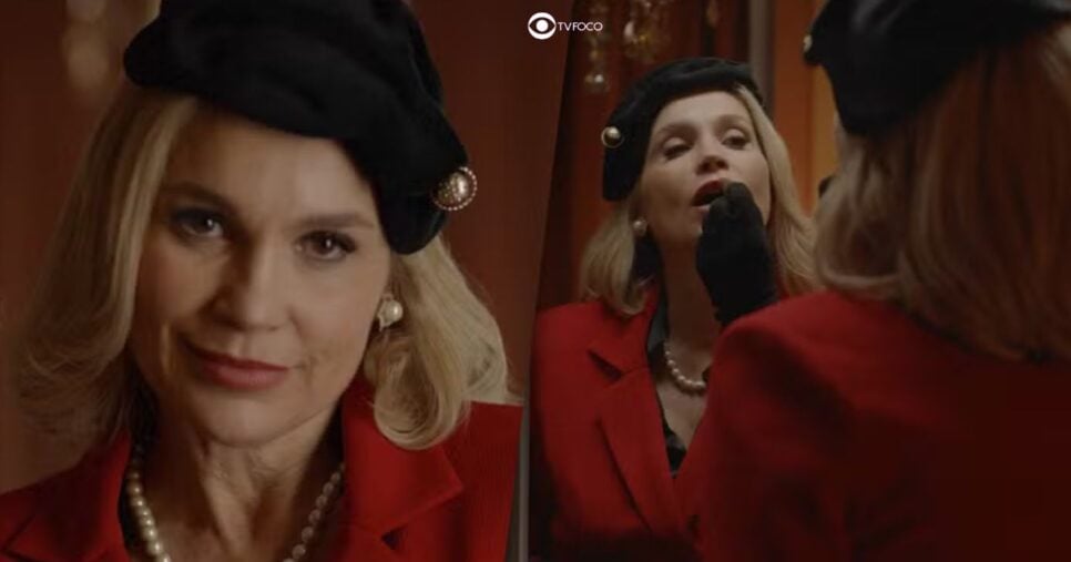 Sandra em Êta Mundo Melhor! (Foto: Reprodução / Globo / Montagem TV Foco)