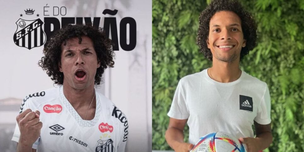 Willian Arão segue fora de ação no Santos (Reprodução: Instagram)