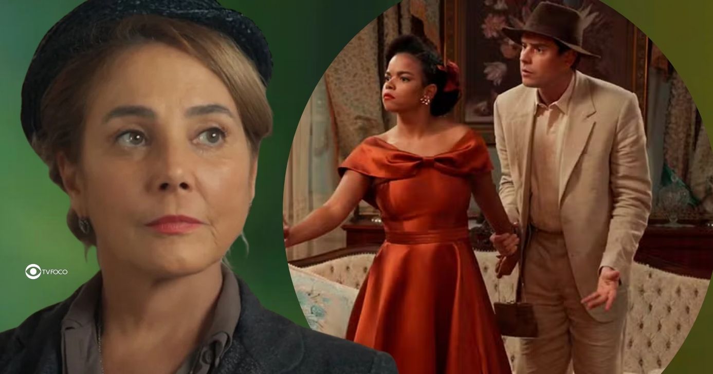 Zulma, Dita e Candinho em Êta Mundo Melhor! (Foto: Reprodução / Globo / Montagem TV Foco)