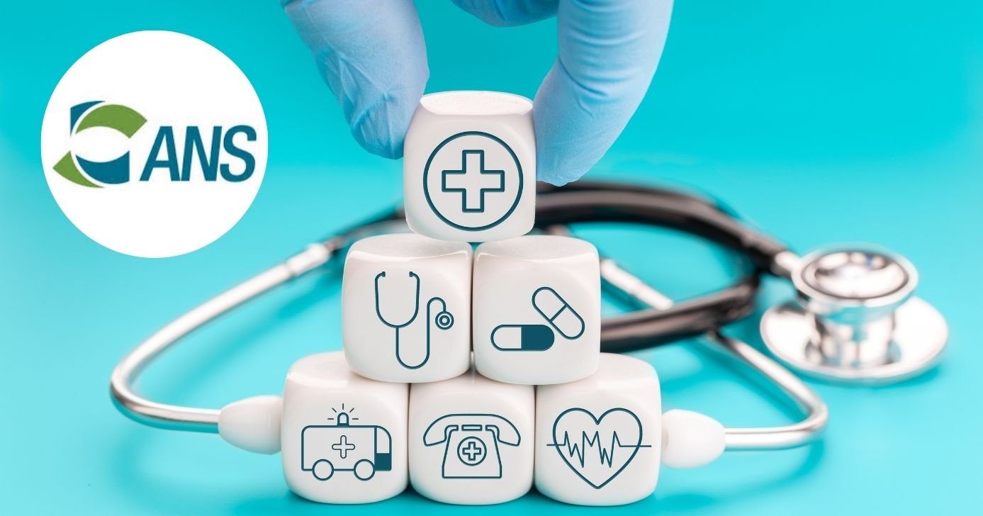 ANS e ilustração plano de saúde (Fotos: Reproduções / Internet / Canva)