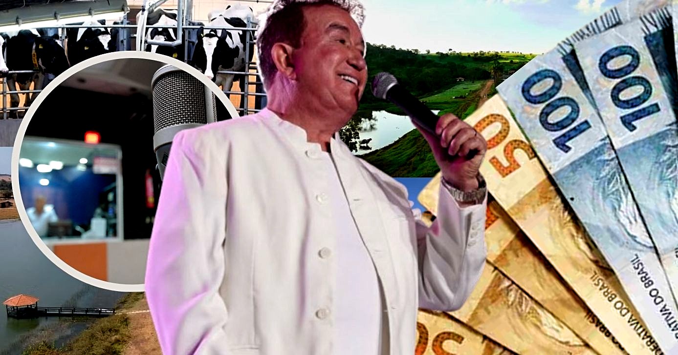 Cantor Amado Batista, além de cantor é dono de império e já teve até emissora de rádio (Foto Reprodução/Montagem/Instagram/@amadobatistaoficial/Canva/Lennita/Tv Foco)