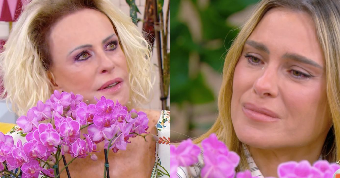 Ana Maria e Carolina Dieckmann no Mais Você (Fotos: Reproduções / Globo)