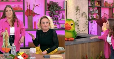 Ana Maria e Tati Machado no Mais Você (Fotos: Reproduções / Globo)