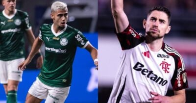 Andreas Pereira, Palmeiras - Jorginho, Flamengo (Foto: Reprodução/ Internet)