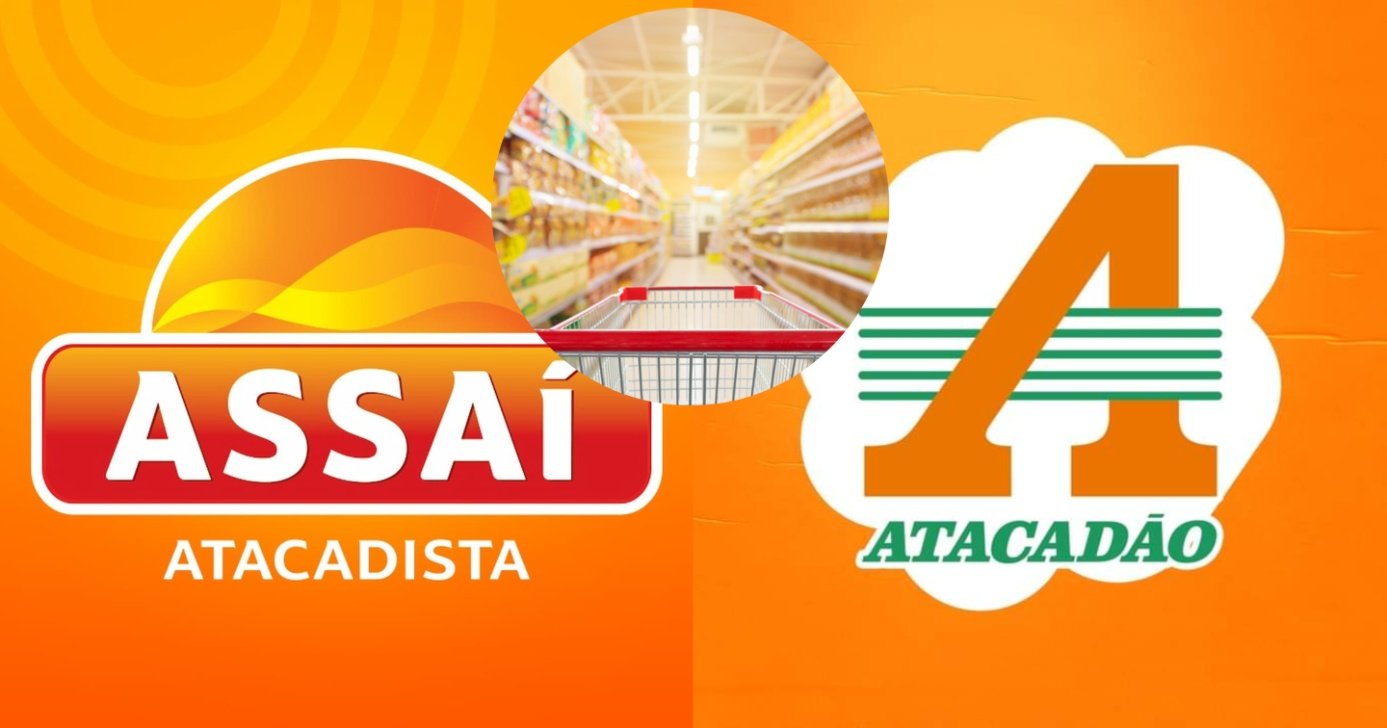Assaí, Atacadão, prateleiras de supermercados (Foto: Reprodução/ Internet)
