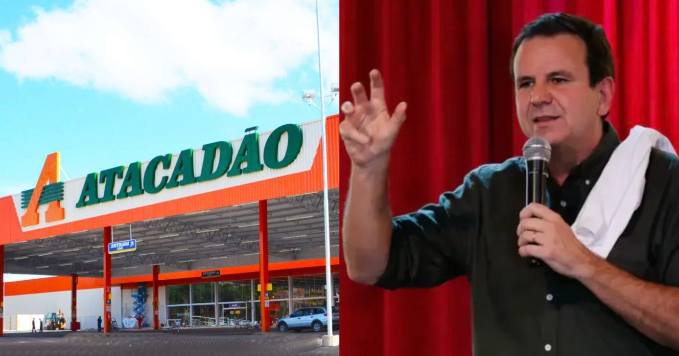 Atacadão / Eduardo Paes - Montagem: TVFOCO
