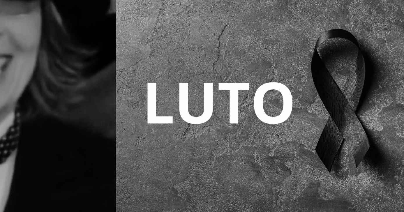 Atriz e imagem de luto (Fotos: Reproduções / Globo / Canva)