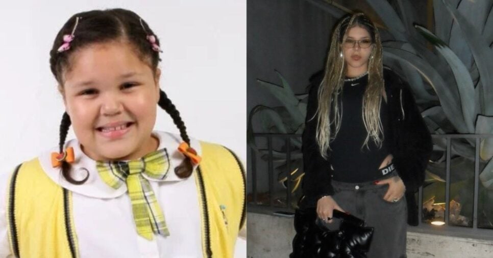 Personagem Laura e Aysha Benelli (Fotos: Reproduções /SBT / Instagram)