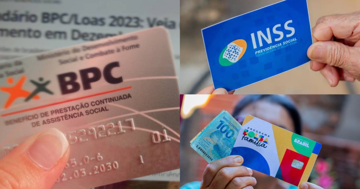 BPC, INSS e Bolsa Família (Foto: Reprodução/ Internet)
