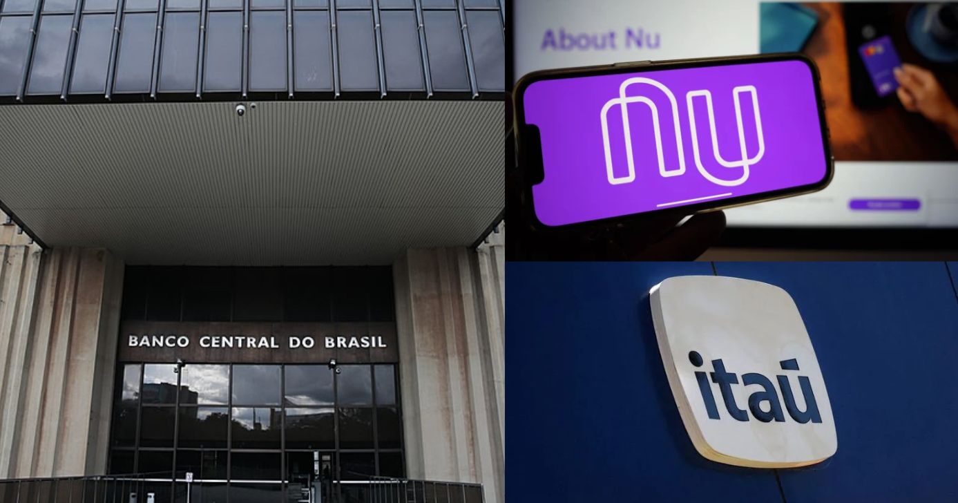 Banco Central / Nubank / Itaú - Montagem: TV FOCO
