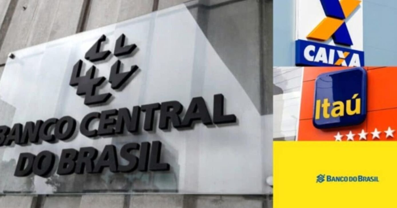 Banco Central emite 4 alertas a quem tem conta poupança Itaú, Caixa e mais - Foto; Montagem