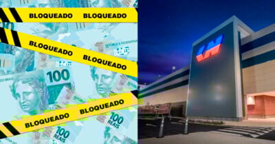 Bloqueio de bens de loja - Shopping Center Norte (Foto: Reprodução)