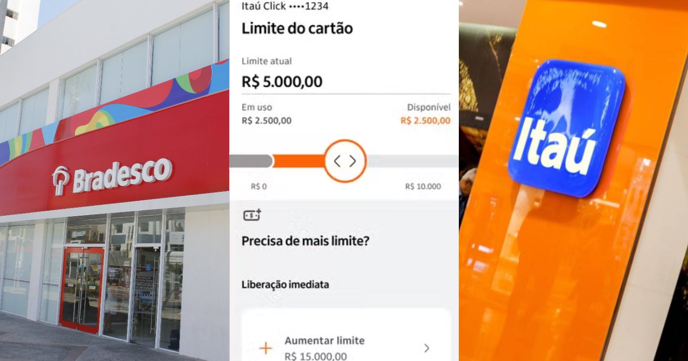 O Bradesco e o Itaú podem reduzir seu limite do cartão de crédito (Foto: Divulgação)