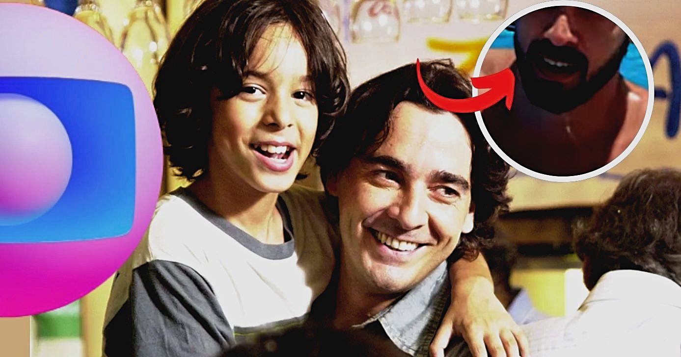 Brunno Abrahão (Zeca) e (Cristiano) Alexandre Borges em Celebridade/Destaque atual de Brunno (Foto: Reprodução/ Globo/YouTube/Instagram)