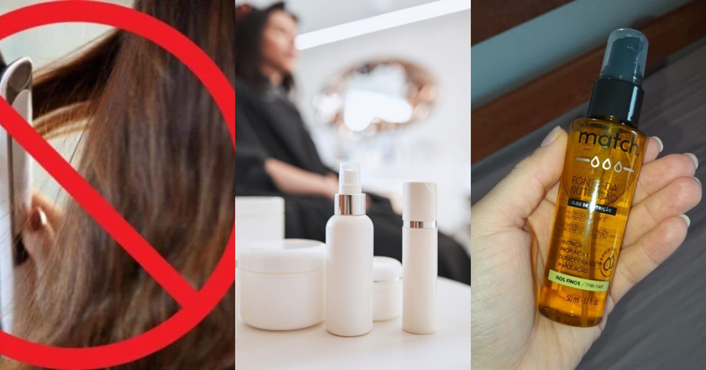 4 produtos, incluindo n°1 do Boticário, acabam com o frizz e alinham fio a fio - Foto: Montagem