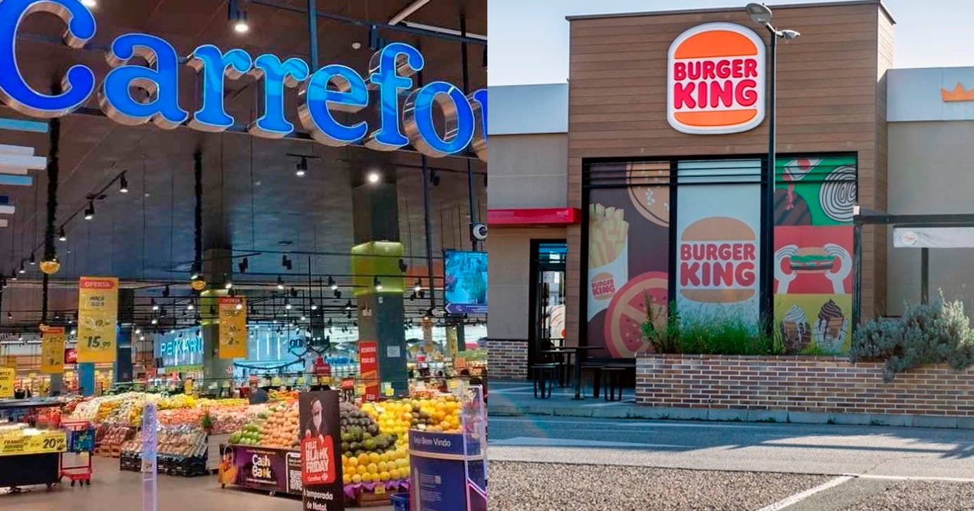 Carrefour, Burger King - Lojas fechadas (Foto: Reprodução)