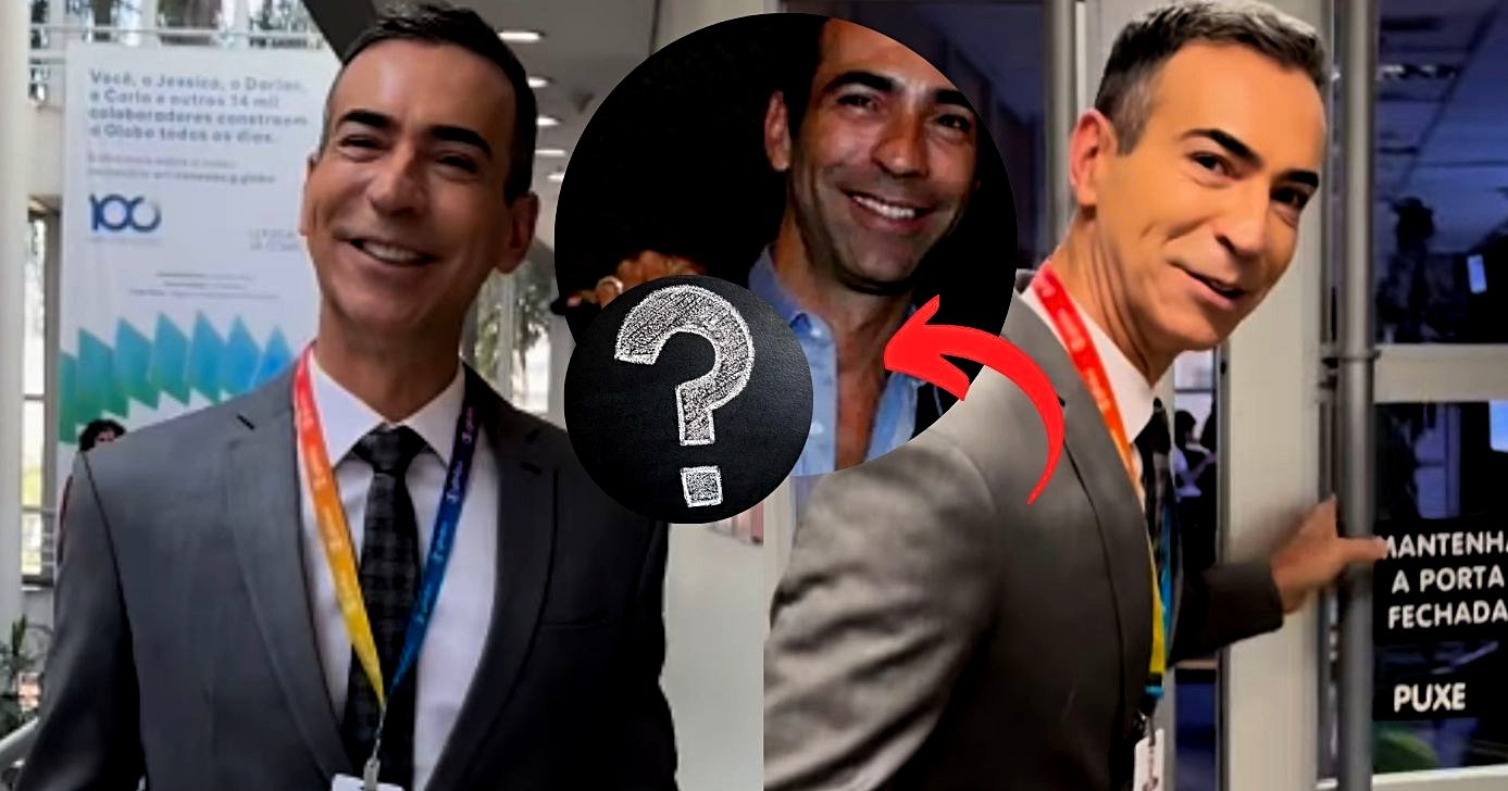 César Tralli viveu um casamento com jornalista antes de Tici (Foto Reprodução/Montagem/Tv Foco/Instagram@cesartralli)
